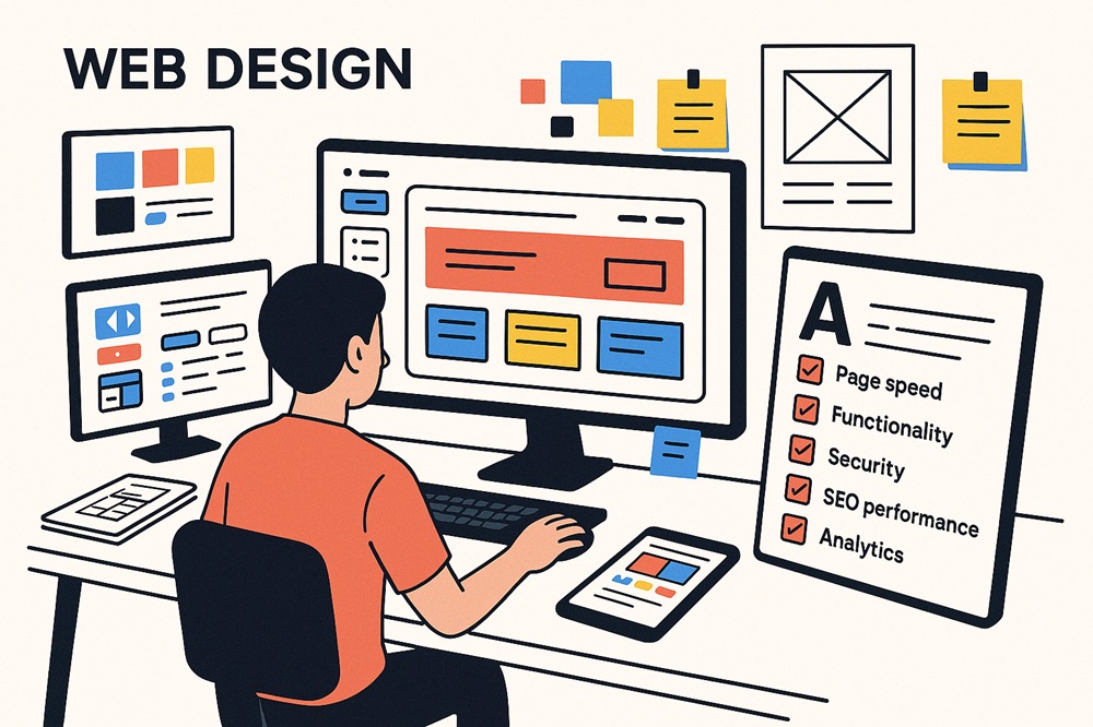 difference between web design and web development