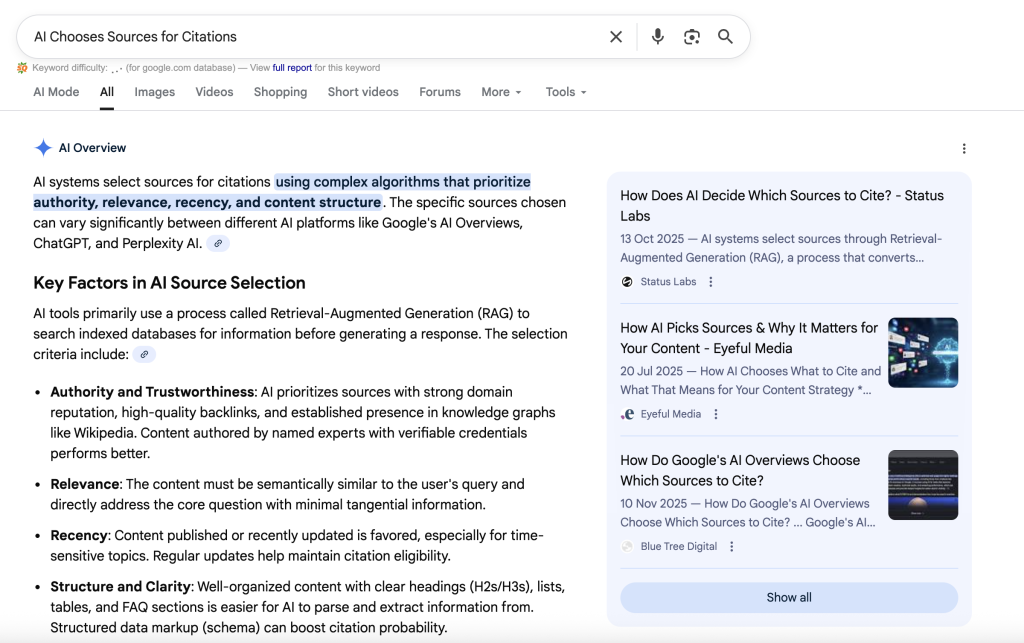 AI Overview Citations