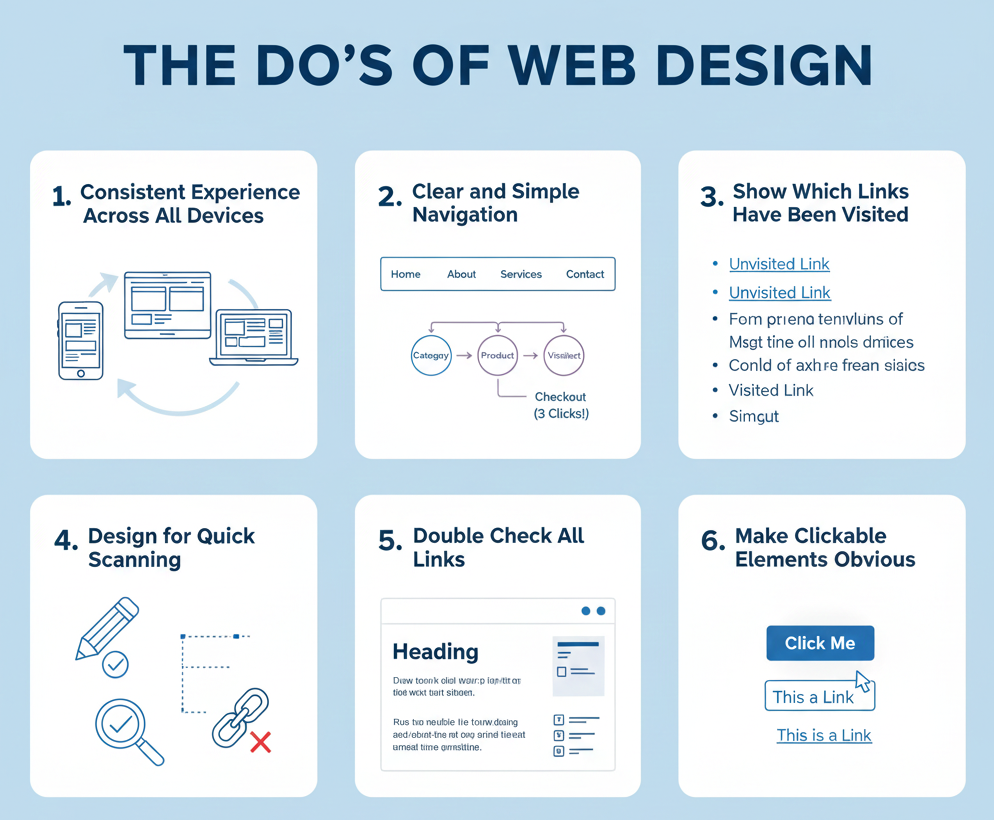 website dos and donts